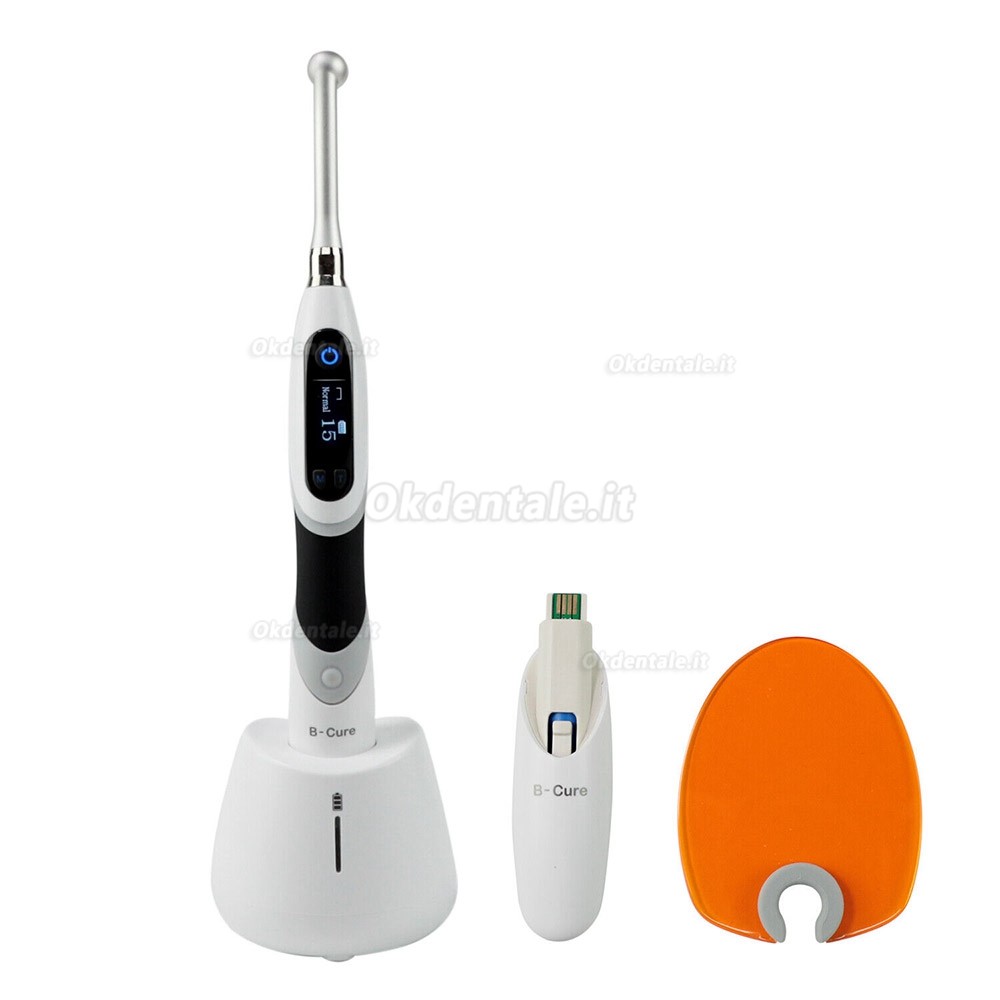 Lampada polimerizzante Woodpecker B-Cure con 2 batterie e caricabatterie Lampada polimerizzante Woodpecker B-Cure con 2 batterie e caricabatterie