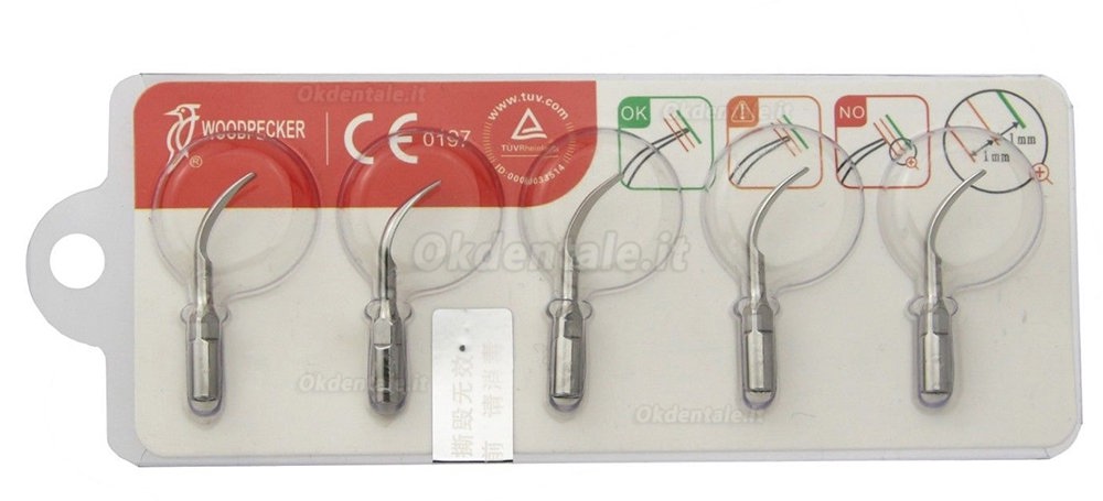 Woodpecker® G2 Piezo Inserti Compatibile EMS & UDS 10Pz