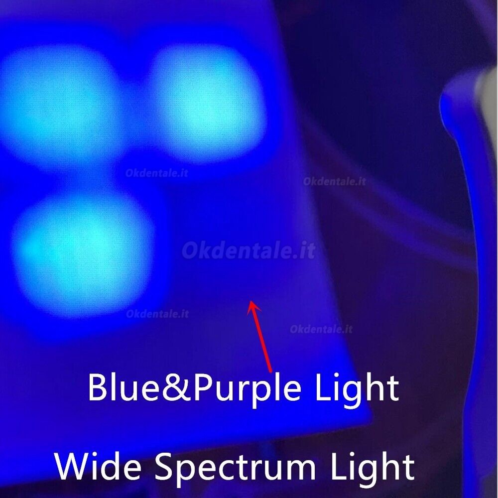 Lampada fotopolimerizzante Woodpecker O-Star LED ad ampio spettro 3000mW/cm² con rilevamento carie Lampada fotopolimerizzante Woodpecker O-Star LED ad ampio spettro 3000mW/cm² con rilevamento carie