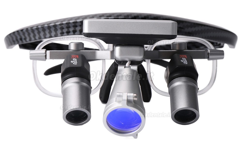 Occhialini d'ingrandimento dentale YUYO EL1+WL1 3X/4X/5X/6X con luce LED senza fili Occhialini d'ingrandimento dentale YUYO EL1+WL1 3X/4X/5X/6X con luce LED senza fili