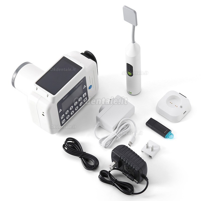 Apparecchio radiologico dentale portatile (schermo integrato) + Sensore rvg dentale senza fili iRay Pluto 0002XW Apparecchio radiologico dentale portatile (schermo integrato) + Sensore rvg dentale senza fili iRay Pluto 0002XW