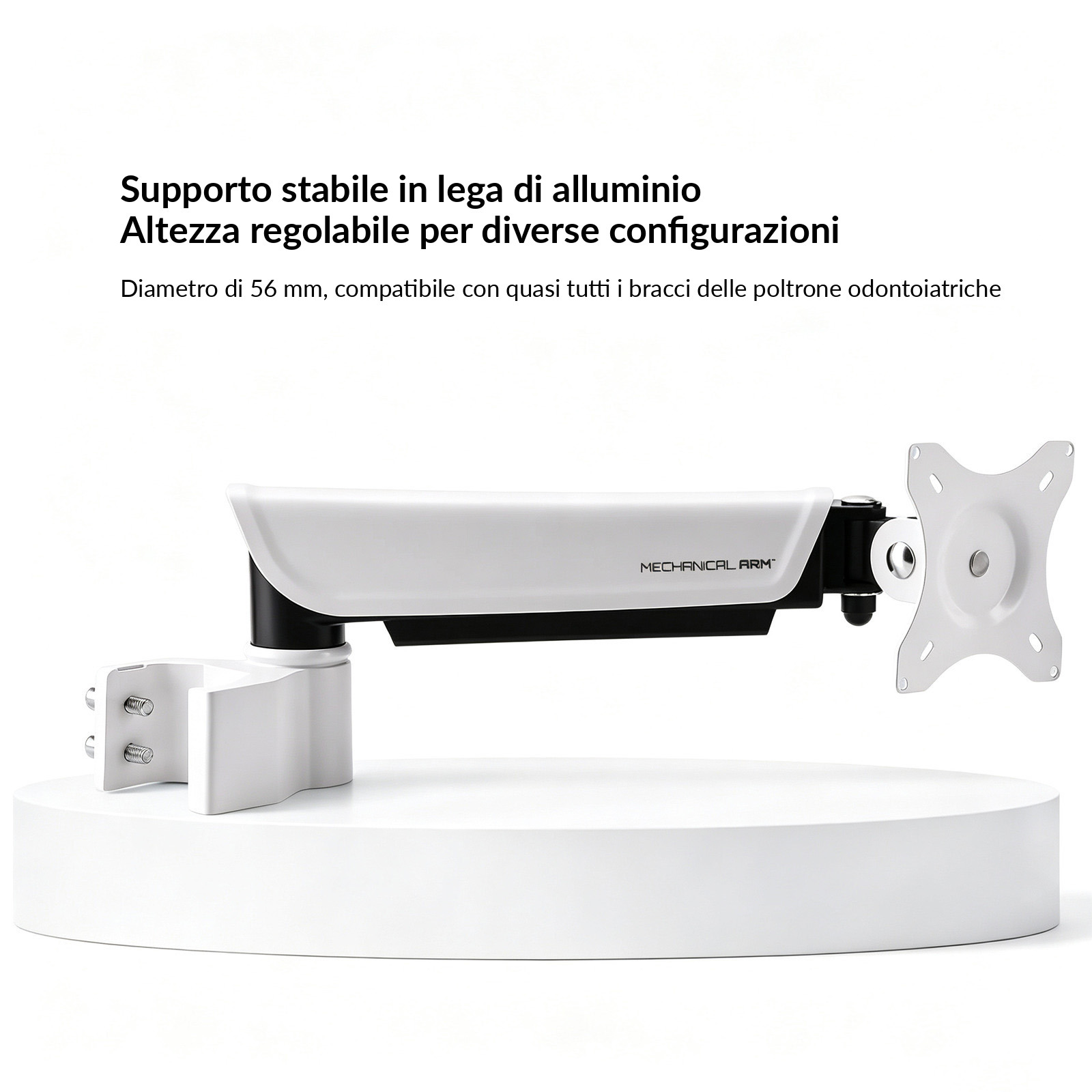 Telecamera intraorale dentale con monitor da 17 pollici + supporto regolabile