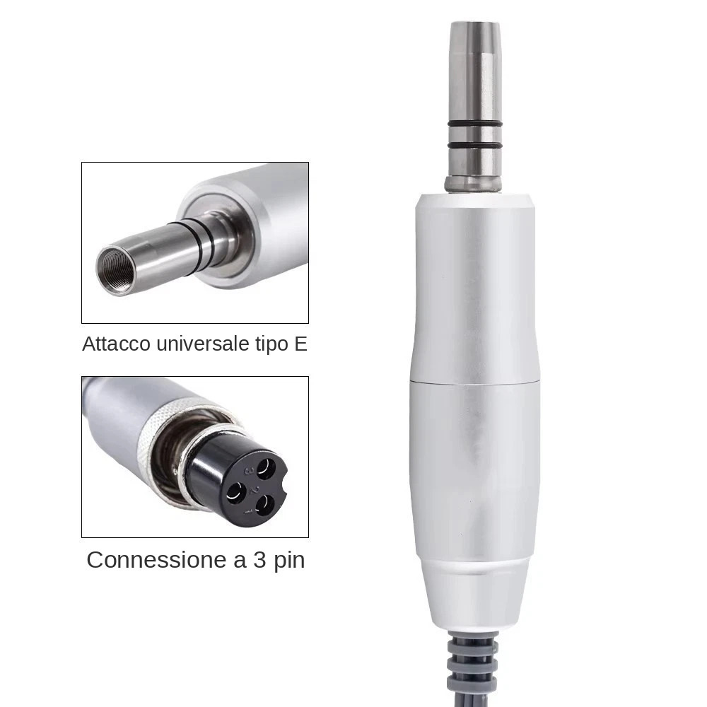 Motore elettrico brushless di tipo E da 50000 giri/minuto per micromotore da laboratorio odontotecnico Motore elettrico brushless di tipo E da 50000 giri/minuto per micromotore da laboratorio odontotecnico