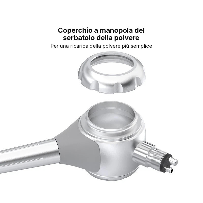 Attrezzature per lucidatura/ Getto d'aria a bicarbonato per uso odontoiatrico con 2/4 fori