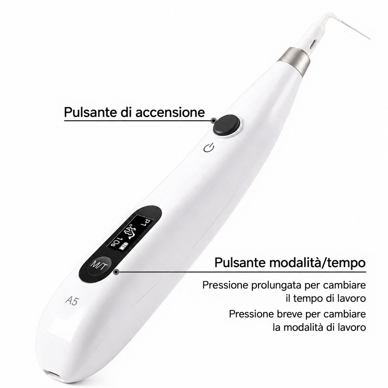 Endoattivatore dentale Yahope A5 per irrigazione dei canali radicolari Endoattivatore dentale Yahope A5 per irrigazione dei canali radicolari
