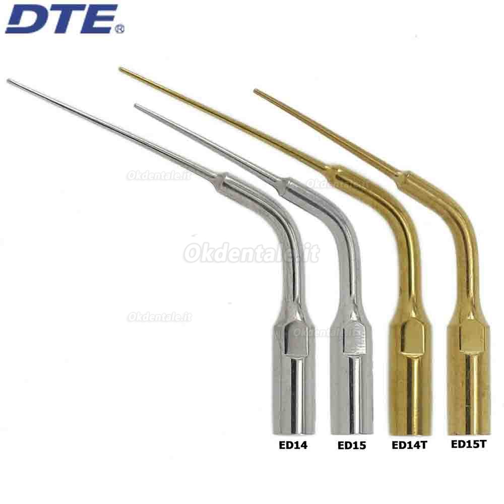 5 pezzi Woodpecker DTE Inserti piezo / punte per la pulizia endodontica ED14 ED14T ED15 ED15T compatibile con NSK SATELEC ACTEON